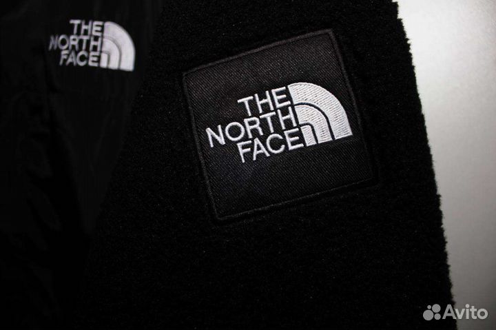 Двусторонняя The North Face куртка барашек