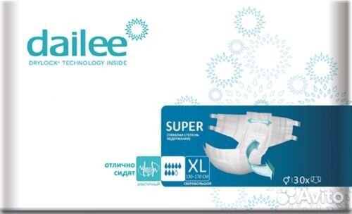 Памперсы для взрослых Dailee XL(4 размер)