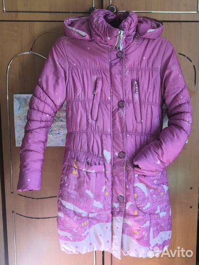 Куртка зимняя для девочки 146 - 152 бу