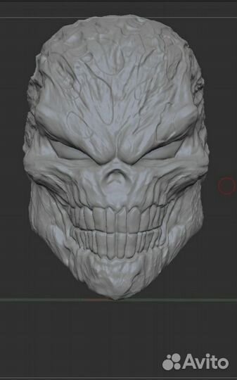 Spawn mcfarlane 3D stl Голова спаун 3Д