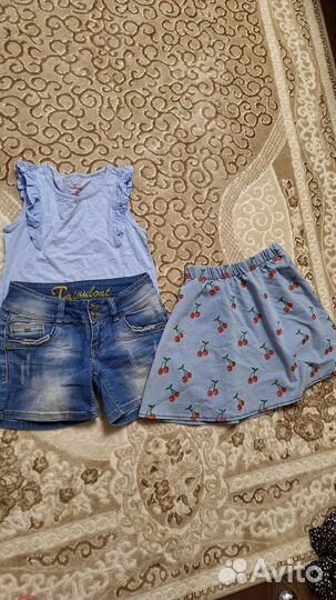 Детские вещи пакетом на девочку 140 146