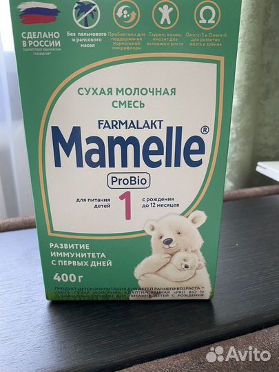 Детская смесь mamelle 1