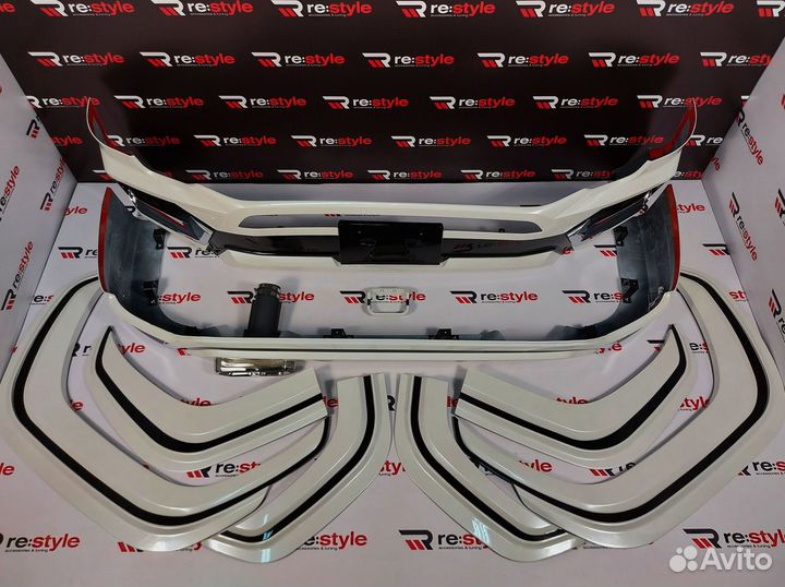 Обвес Toyota Land Cruiser 300 Modellista Белый GBT