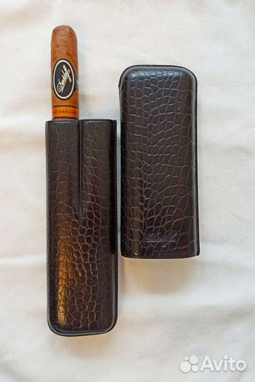 Чехол для 2-х сигар Davidoff (черный)