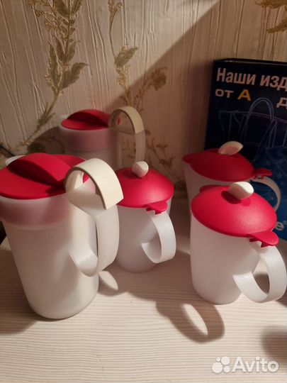 Tupperware Новый Набор Вспениватель+Сливочник Ориг