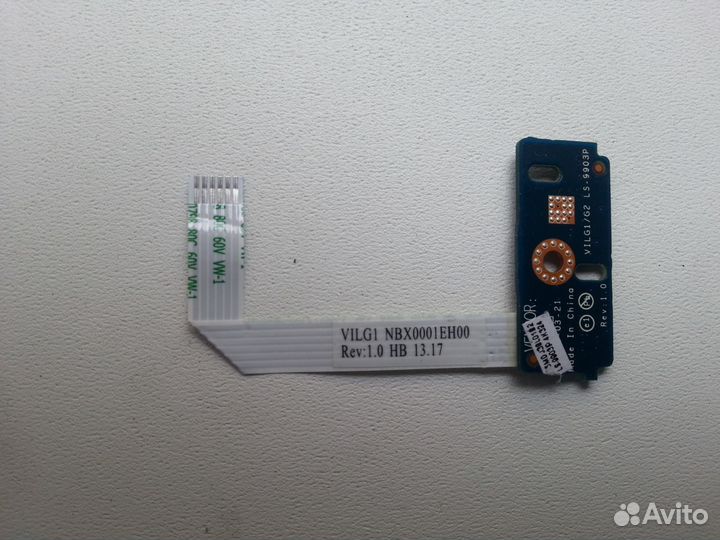 Плата LED индик ноут. Lenovo G505s. Отп. в регионы