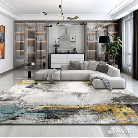 Ковер безворсовый 1.2 x 1.6 м с 3D печатью