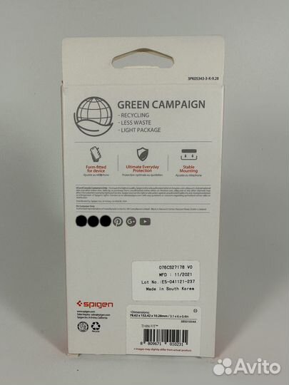 Чехол iPhone 11 Spigen Thin Fit новый оригинальный