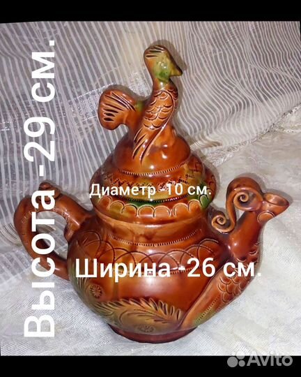 Скопинская керамика чайник