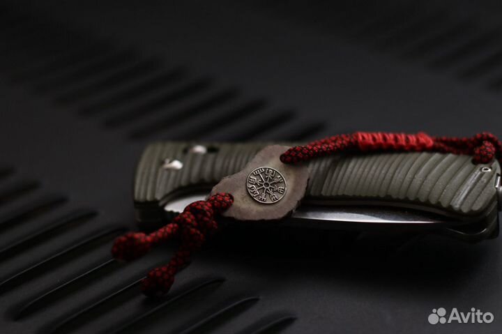 Бусина для ножа из рога оленя