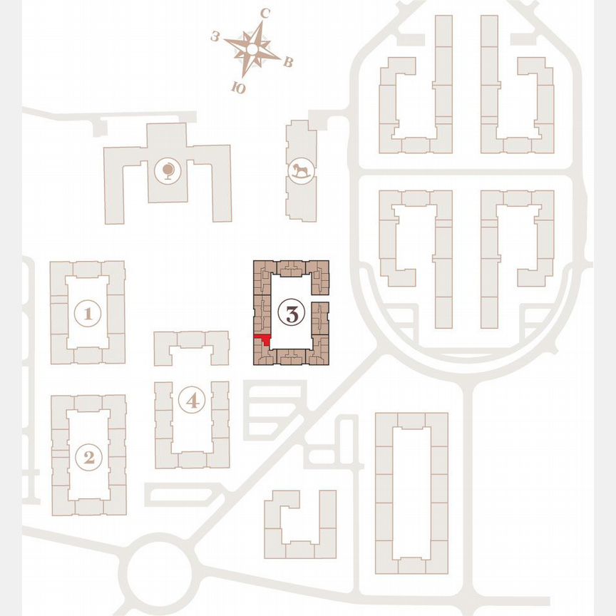 3-к. квартира, 80,9 м², 2/4 эт.