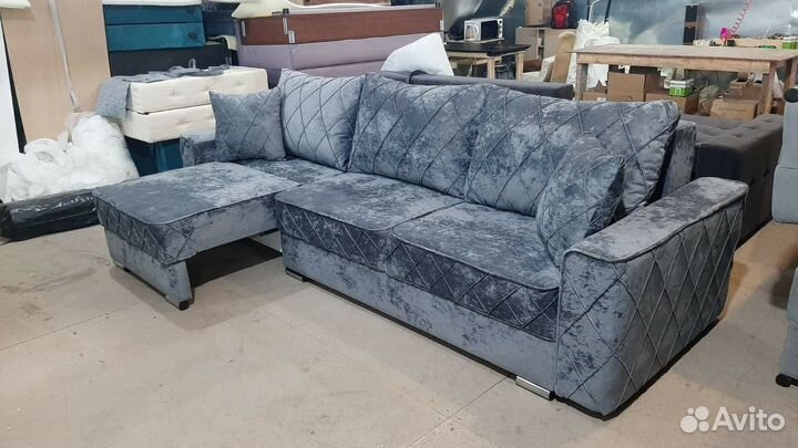 Диван для сна кристи с шагающей оттоманкой