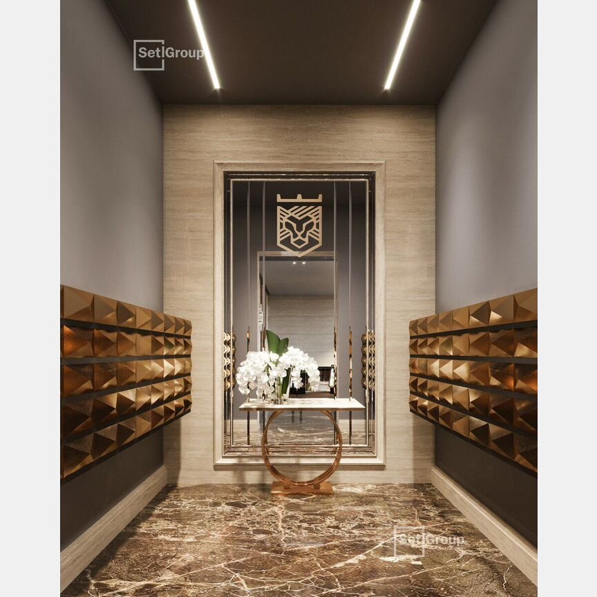 2-к. апартаменты, 107,6 м², 1/6 эт.