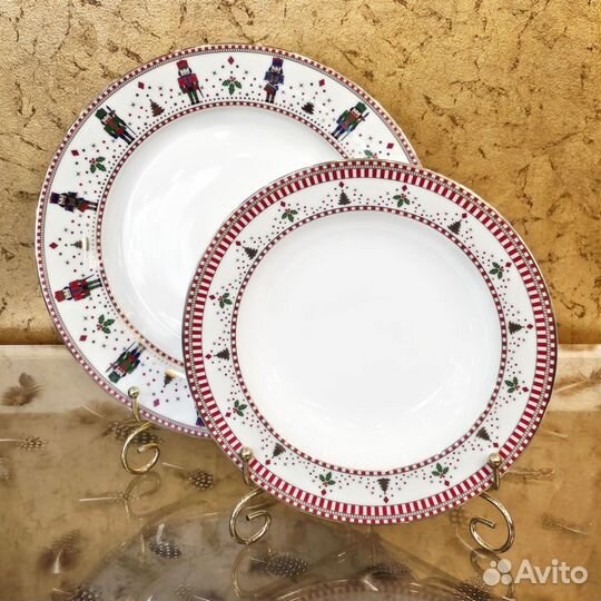 Тарелка суповая десертная обеденная Щелкунчик