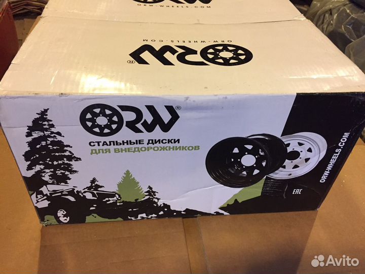 Диски УАЗ Off Road Wheels R15 и R16,черные и белые