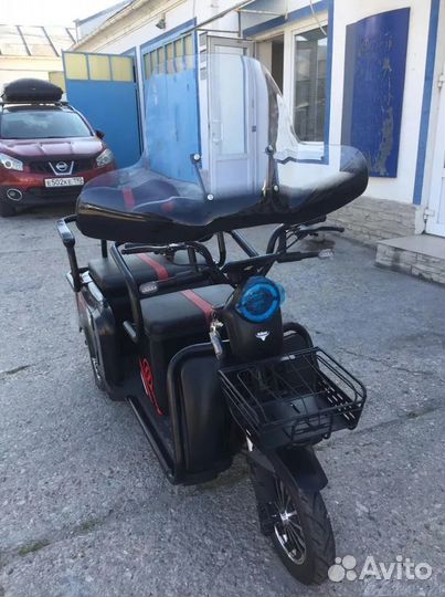 Электротрицикл Экипаж Rutrike с АКБ 800W/60V/32A