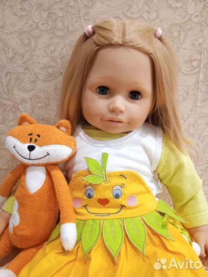 Кукла мягкотелая ГДР 67 см