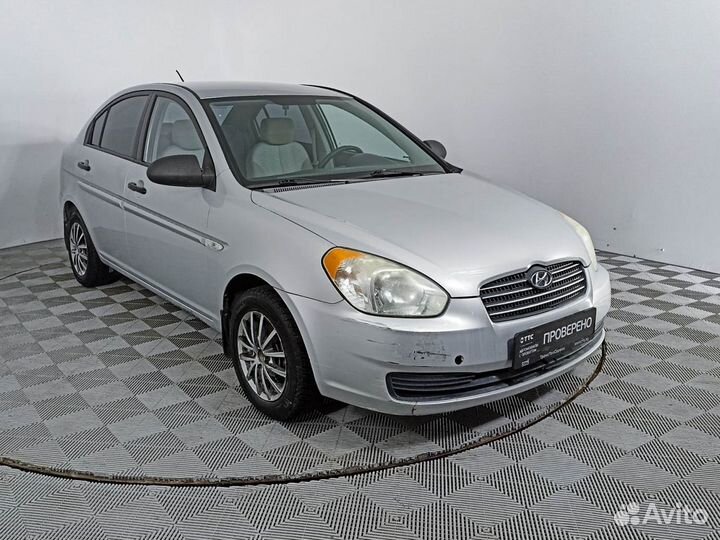 Hyundai Verna 1.4 МТ, 2007, 177 754 км