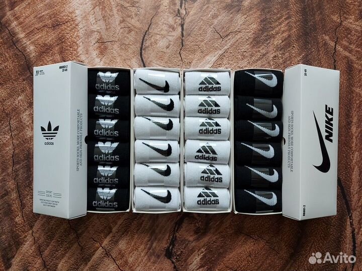 Носки Nike Adidas Fila Reebok