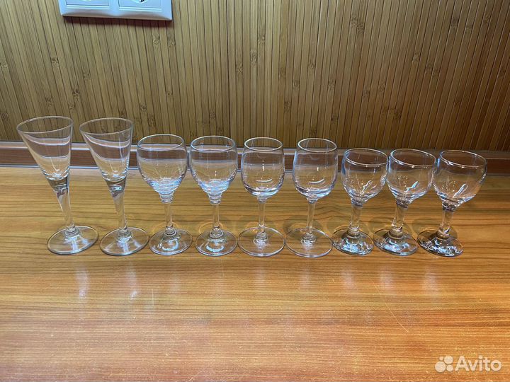Бокалы, рюмки не комплект