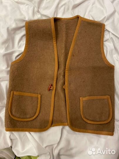 Жилетка, верблюжья шерсть