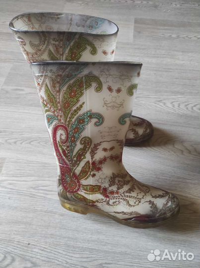 Резиновые сапоги утеплённые