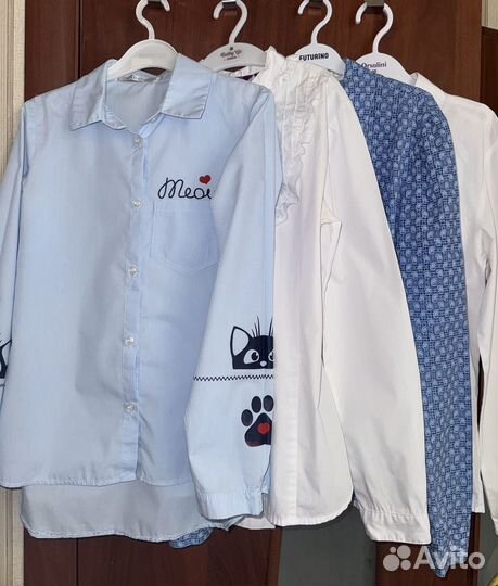 Блузки школьные 158