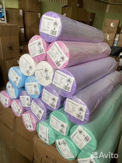 Простыни одноразовые в рулоне(100шт) +доставка