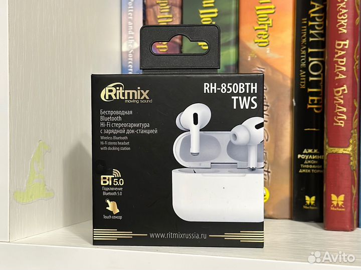 Беспроводные наушники ritmix RH850-BTH TWS