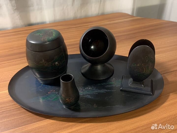 Курительный набор дерево Китай 60е гг