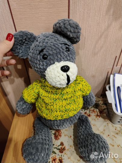 Вязанный мишка