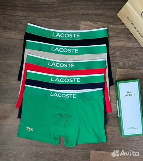 Мужские трусы lacoste новинка