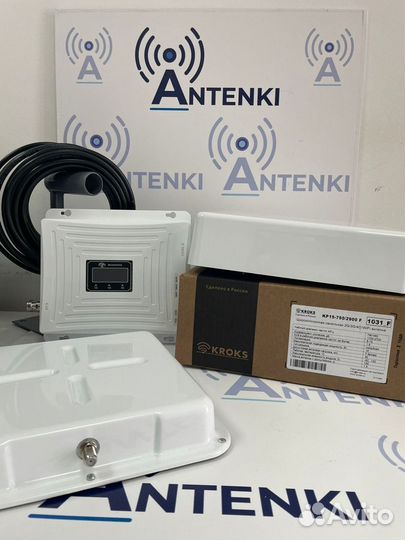 Комплект усиления сигнала GSM/3G/4G до 300 м2
