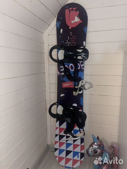 Сноуборд с креплениями Wedze 143