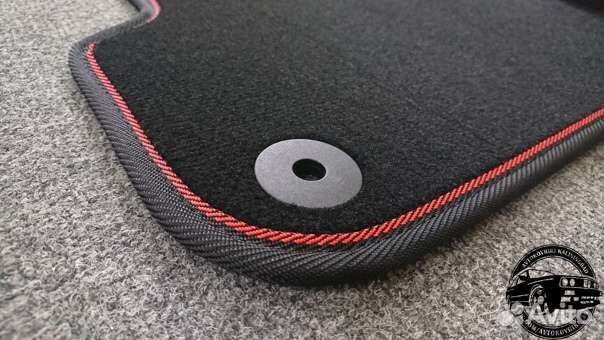 Автоковрики для Audi A6 C6, чёрные