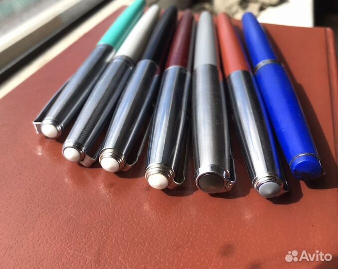 Перьевые авторучки ручки СССР 7шт. Рабочие