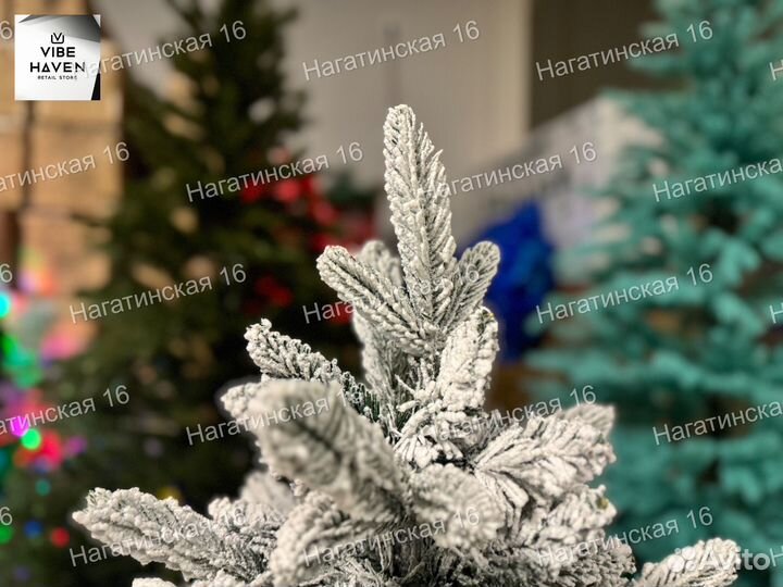 Елка искусственная литая заснеженная Северная