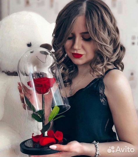 Роза в колбе