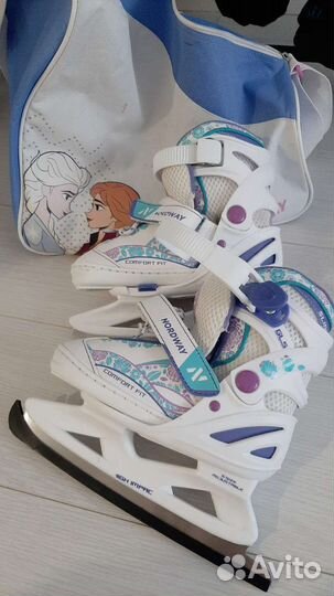 Коньки раздвижные Nordway 26-31 для девочки