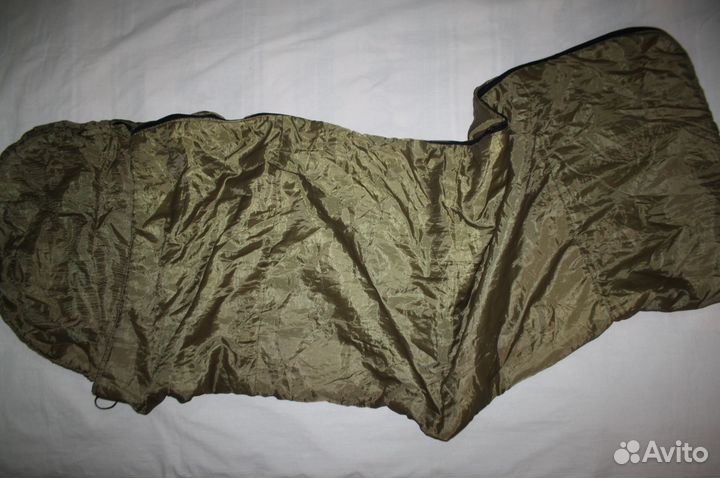 Армейский спальный мешок-одеяло защитного цвета