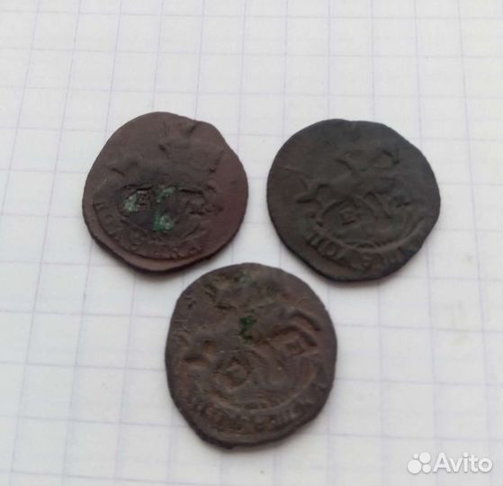 Медные монеты Екатерины ll