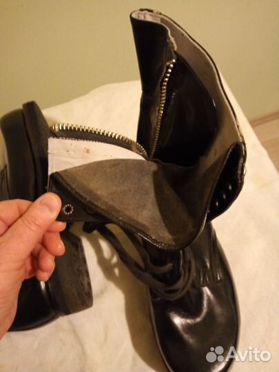 Ботинки мужские военные не утеплённые