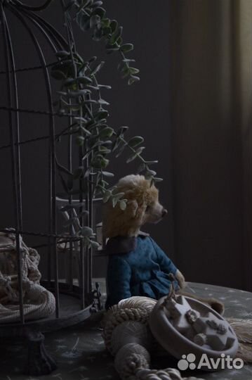 Мишка тедди коллекционный ручной работы