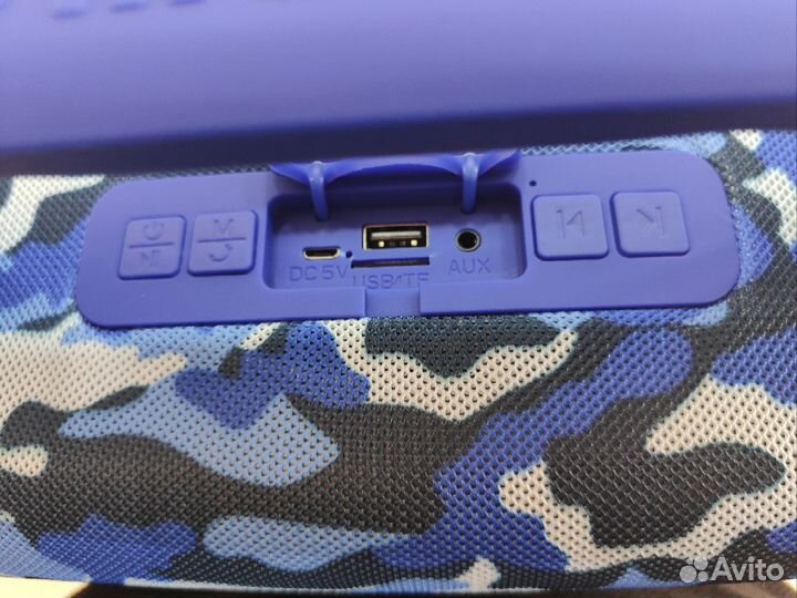 Bluetooth Колонка BoomBass L18 Blue Khaki
