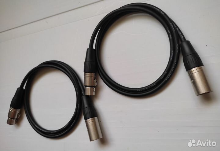 0.7m XLR-XLR шнуры балансные Canare (Japan)