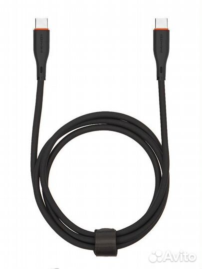 Кабель Type-C синхронизации для Xiaomi 60W 1м Чёрн