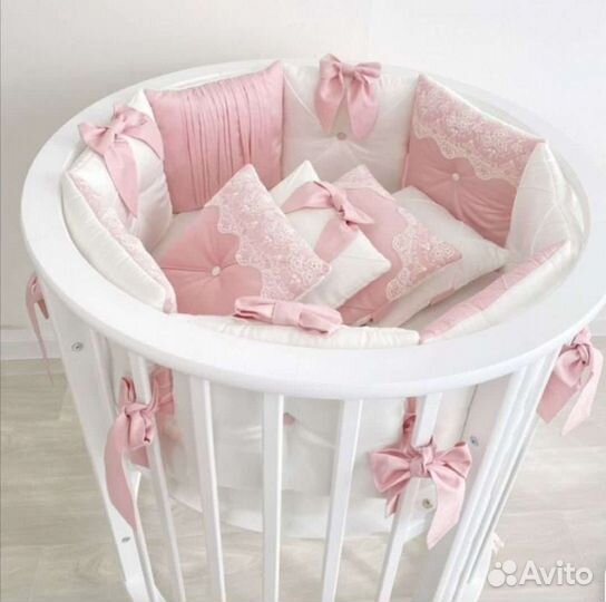 Бортики в детскую кроваткудля принцессы