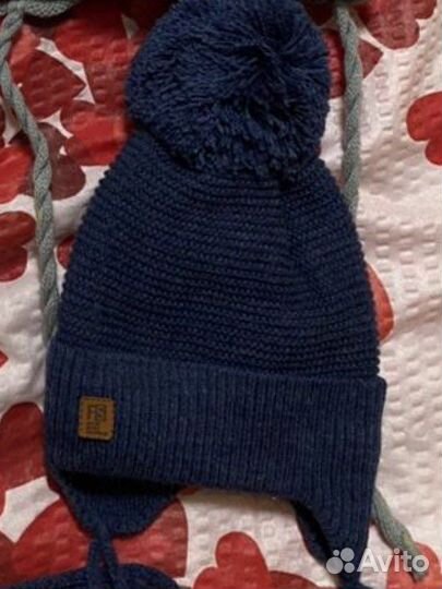 Шапка весна осень для новорожденных