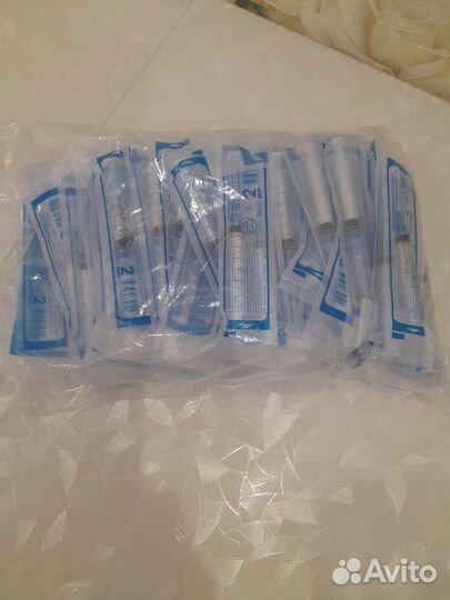 Шприцы одноразовые