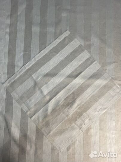 Скатерть лен полулен 178х178- 366; W. Sonoma